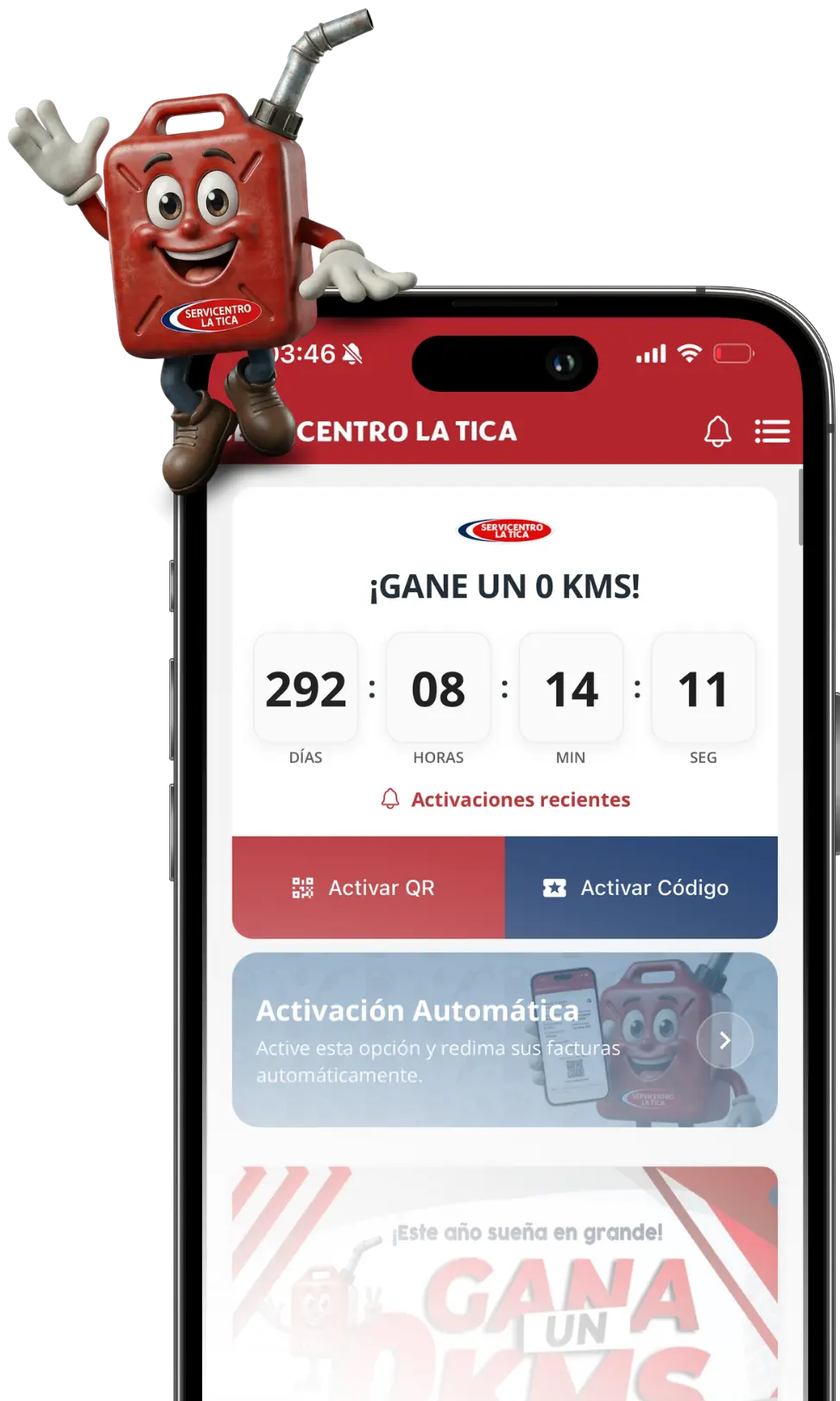 La Tica app screenshot