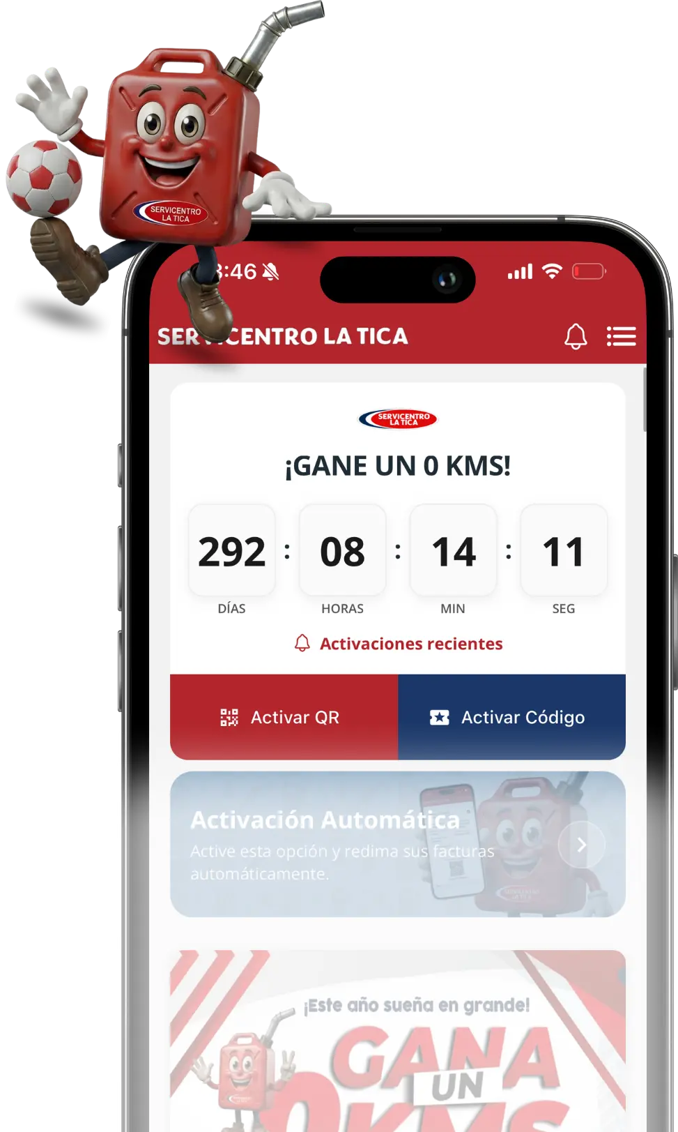 La Tica app screenshot